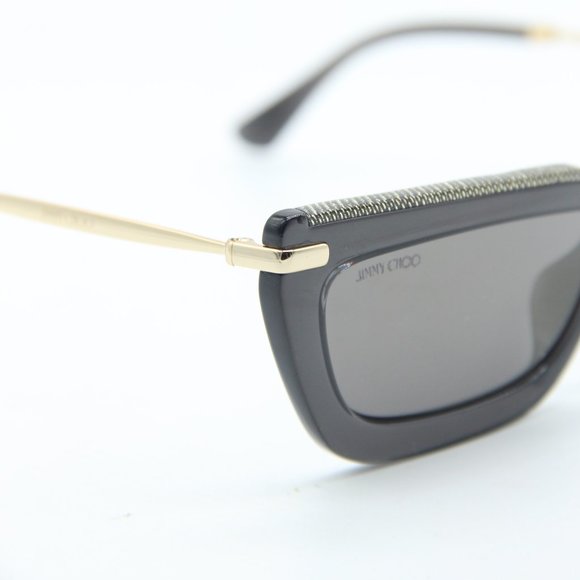 Jimmy Choo Black and Gold Sunglasses main image 7